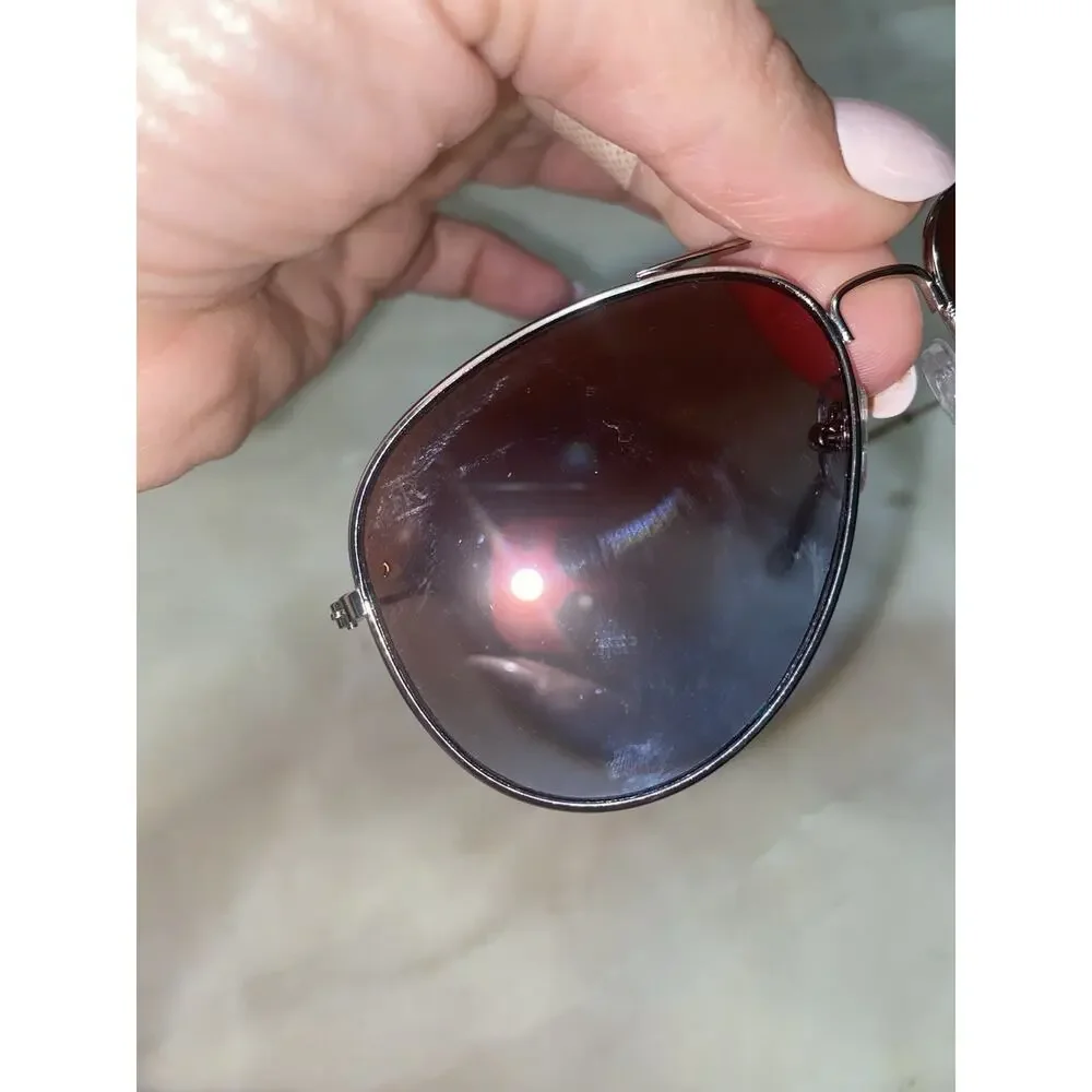 Robin Ruth Aguya Aviator Sunglasses pink blue